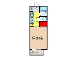 クレール城山の物件間取画像